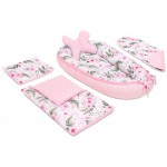 5 delni komplet Jukki Comfort In Garden Pink Minky